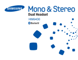 Samsung HM6400 User manual