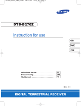 Samsung DTB-B270 Owner's manual