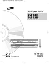 Samsung DVD-R135 User manual