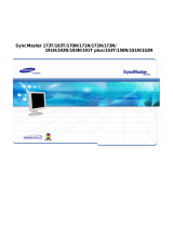 Samsung SyncMaster 170N User manual