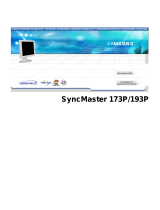 Samsung 193P User manual