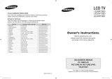 Samsung LE26R73BD User manual