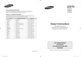 Samsung LE40N73BD User manual