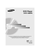 Samsung DVD-1080P8 User manual
