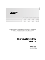 Samsung DVD-P170 User manual