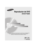 Samsung DVD-P185K User manual