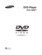 Samsung DVD-HD1080P7 User manual