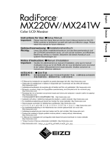 Eizo MX220W Owner's manual