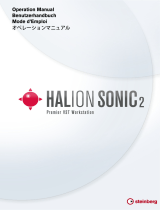 Steinberg HALion Sonic 2 Operating instructions