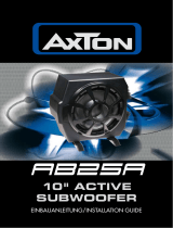 AXTON AB25A Installation guide
