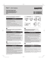 Sanyo VDC-WD9885VP Setup Manual
