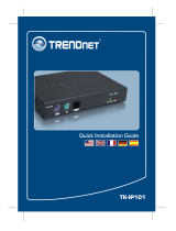 Trendnet TK-IP101 Quick Installation Guide