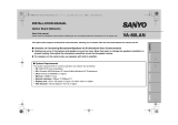 Sanyo VA-80LAN Installation guide