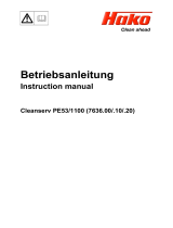 Hako Cleanserv PE53/1100 User manual