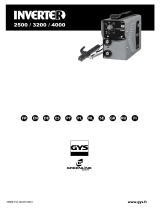 GYS INVERTER 2500 (CARDBOARD BOX) Owner's manual