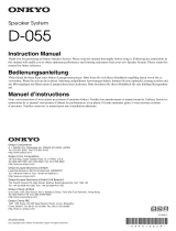 ONKYO (D-055) Owner's manual