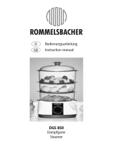 Rommelsbacher DGS 850 Owner's manual