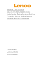 Lenco Tab 1030 User manual