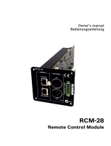 Electro-Voice RCM-28 Owner's manual