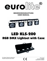 EuroLite LED KLS-200 RGB DMX Lightset User manual
