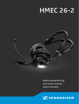 Sennheiser HMEC 26-2 Owner's manual