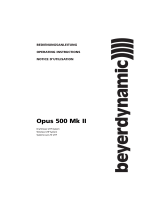 Beyerdynamic Opus 554 Mk II Set User manual