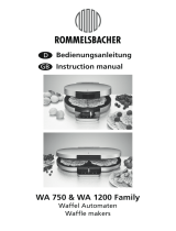 Rommelsbacher WA 750 Owner's manual