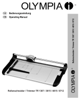 Olympia TR 3615 Owner's manual