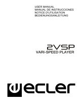 Ecler 2VSP User manual
