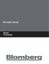 Blomberg TKF 8451 W 30 User manual