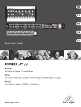 Behringer Powerplay P16D Ultranet User manual