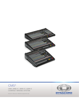 DYNACORD CMS 2200-3 Owner's manual