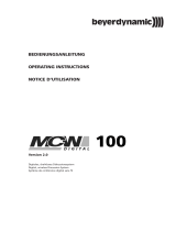 Beyerdynamic MCW-D 1011 User manual