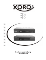 Xoro HRS 8559 User manual