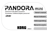Korg PANDORA MINI User manual