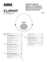 Korg CLIPHIT Owner's manual