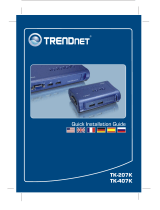 Trendnet TK-407K User manual