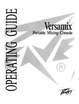 Peavey Versamix Portable Mixing Console Owner's manual