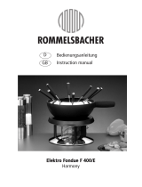 Rommelsbacher F 400/E Owner's manual