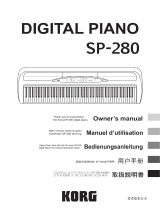 Korg SP-280 Owner's manual