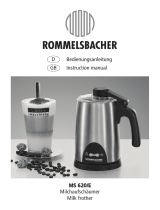 Rommelsbacher MS620E Owner's manual