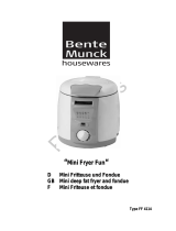 MIA Mini Fryer Fun Owner's manual