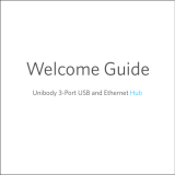 Anker Aluminum 3-Port USB 3.0 and Ethernet Hub User manual