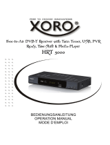 Xoro HRT 5000 Owner's manual