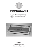 Rommelsbacher VAC 500 Owner's manual