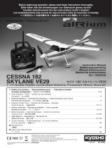 Kyosho AIRIUM CESSNA 182 Owner's manual