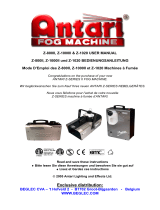 JBSYSTEMS LIGHT Z-800II Owner's manual