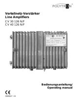 POLYTRON CV N/F Line amplifier Operating instructions