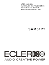 Ecler SAM512T User manual