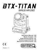 Briteq BTX-TITAN Owner's manual